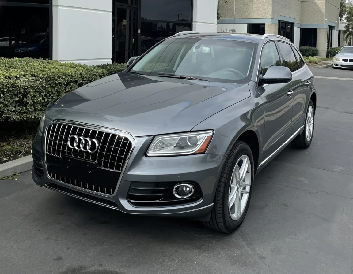 2016 Audi Q5 after front end collision repair and paint
